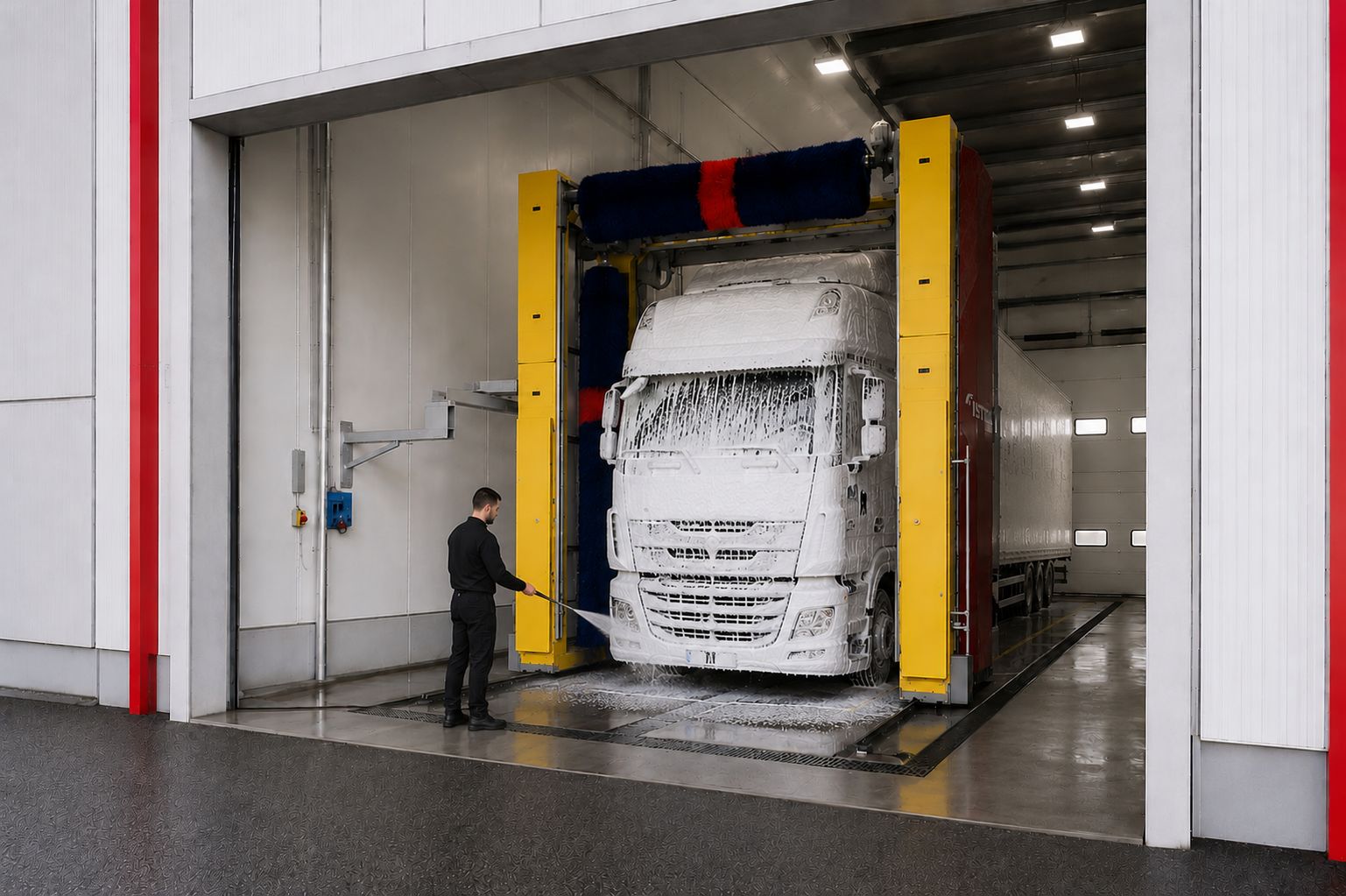 Autolavaggio per camion