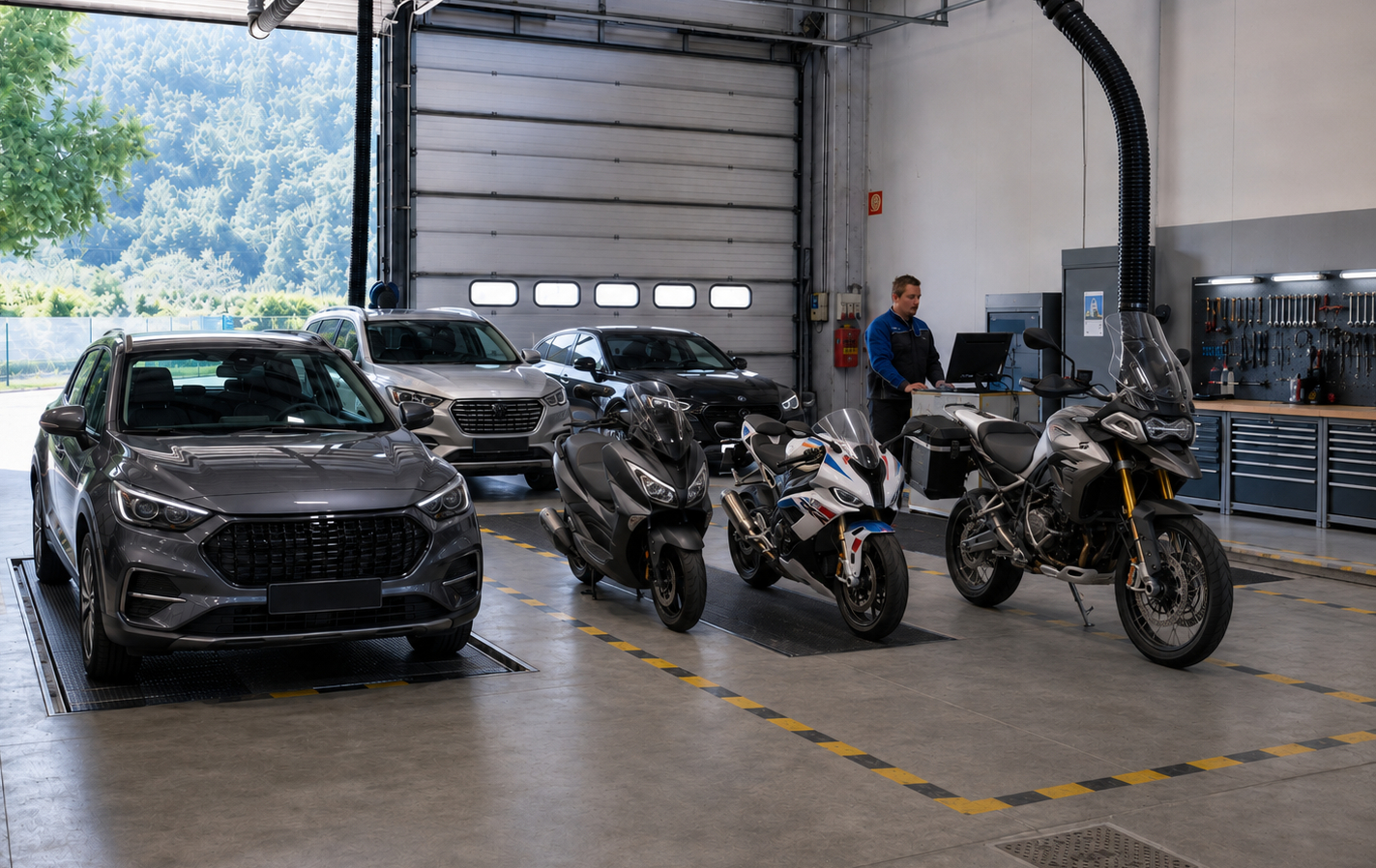 Controllo pre-revisione per auto e moto